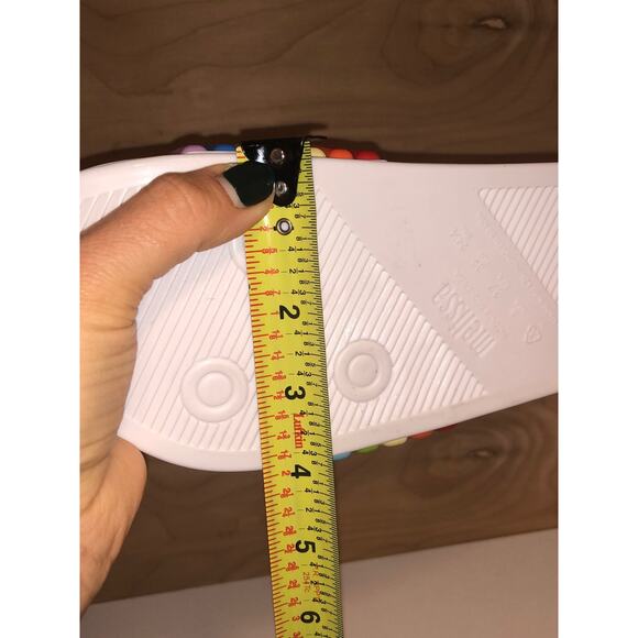 MLSA Melissa Rainbow Striped Beach Slides NEW! US 8, EUR 39 - Picture 8 of 9